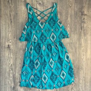Speechless Aztec Pattern Sun Dress